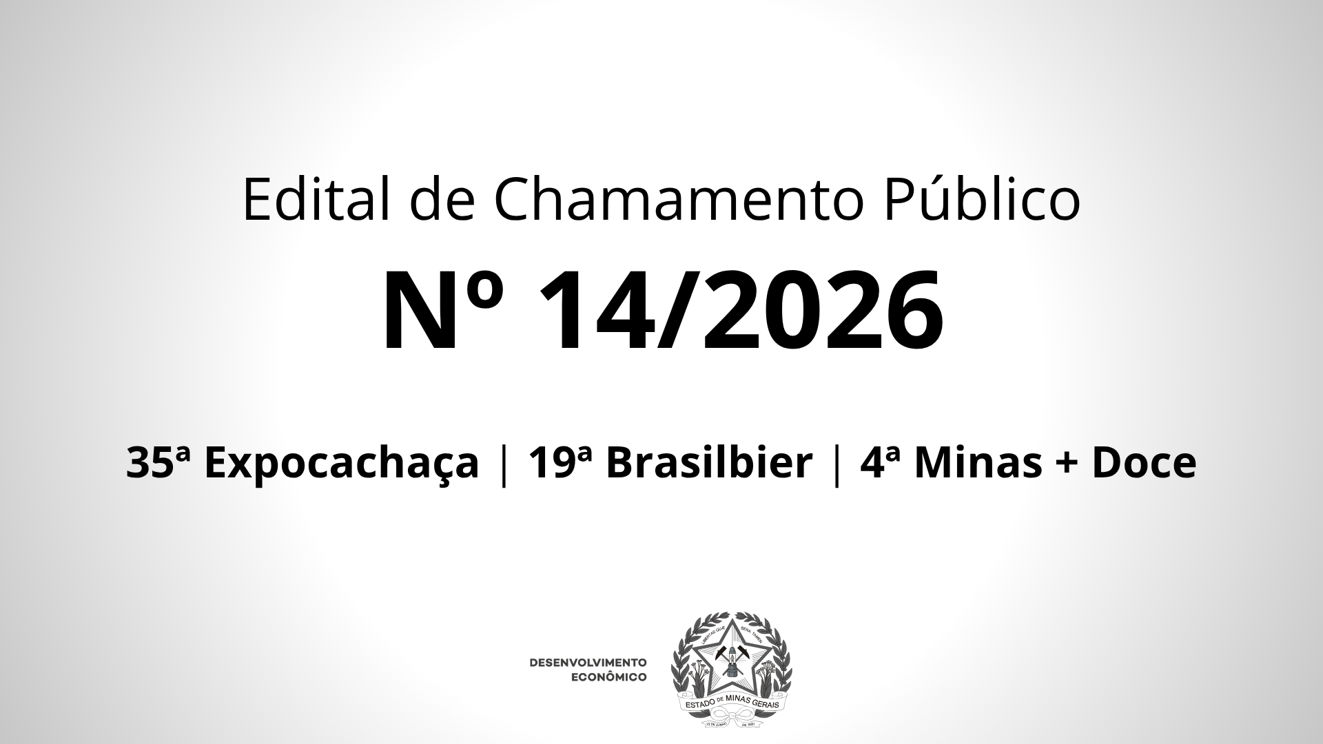 Edital de Chamamento Público Nº 14/2026